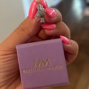 Melinda Maria Maddox Zipper Stud - silver